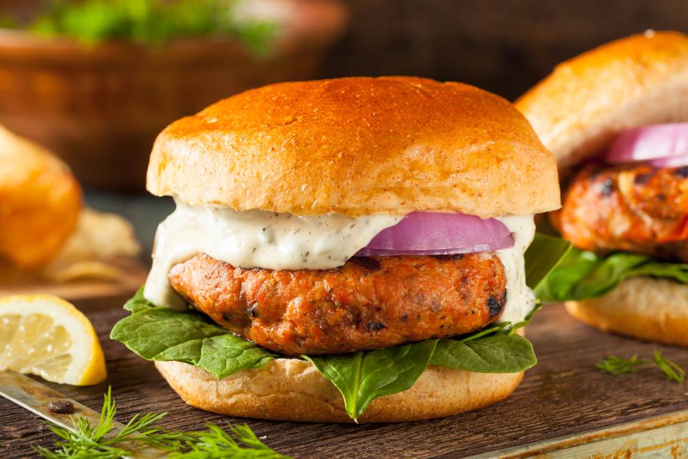 Best Salmon Burger Recipe (2024) - All My Recipe