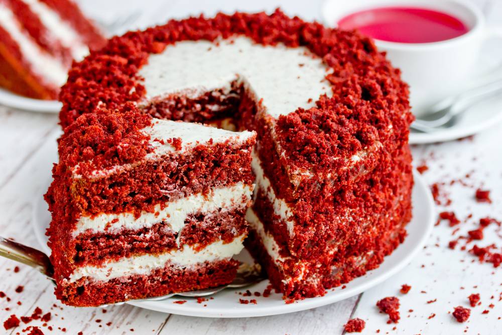 Red Velvet Pound Cake Recipe With Cream (2023) All My Recipe