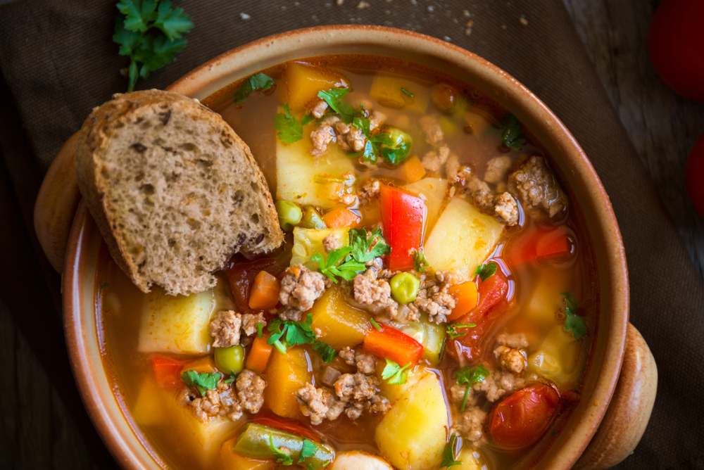 hamburger vegetable soup recipe