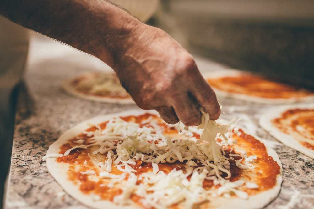 homemade pizza with store bought dough