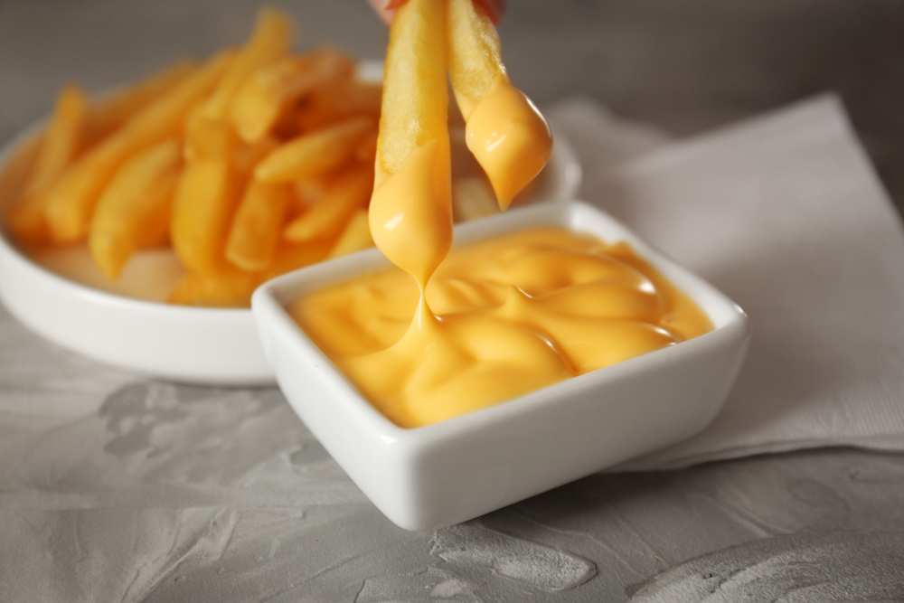 cheese sauce fries