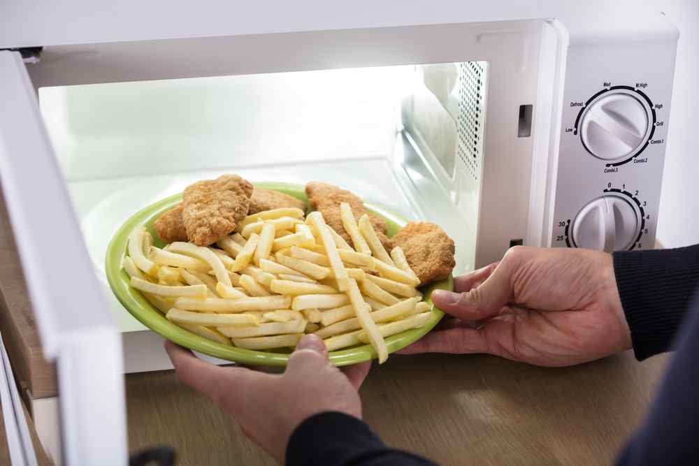 reheating mcdonald's fries using microwave
