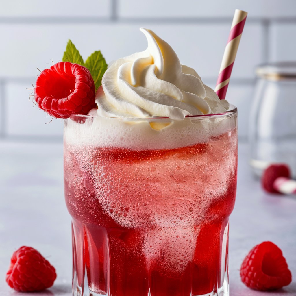 Raspberry & Vanilla Italian soda flavor